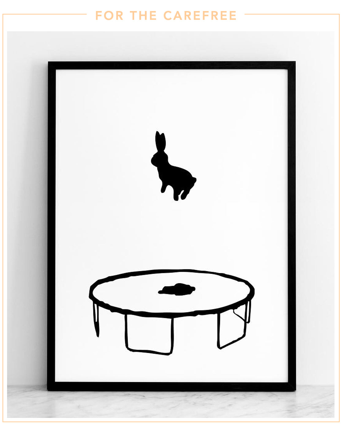 Bouncing Rabbit Print