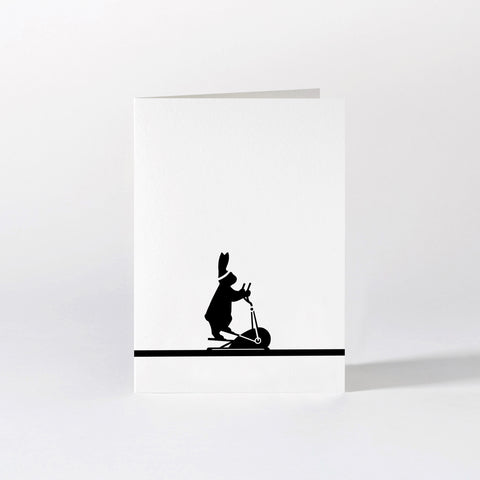 Cross Trainer Rabbit Card