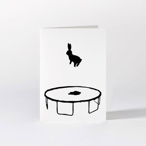 Bouncing Rabbit Card