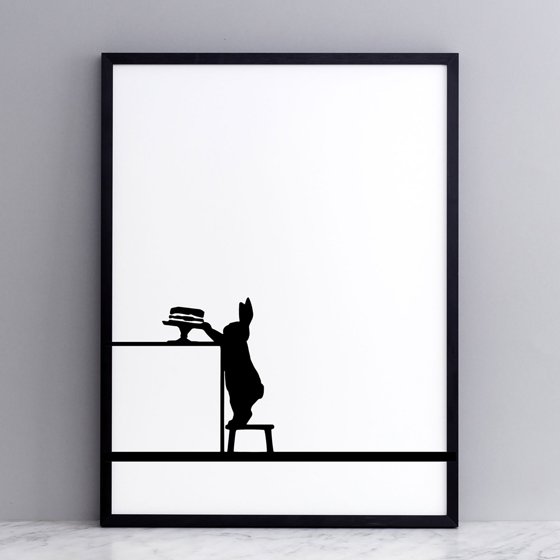 Rabbit Prints | Rabbit Wall Art on Handmade Screen Prints | HAM