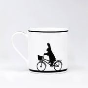 Cycling Rabbit Mug