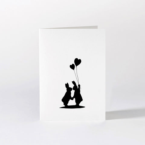 Lovestruck Rabbit Card