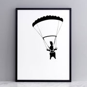 Parachute Rabbit Print