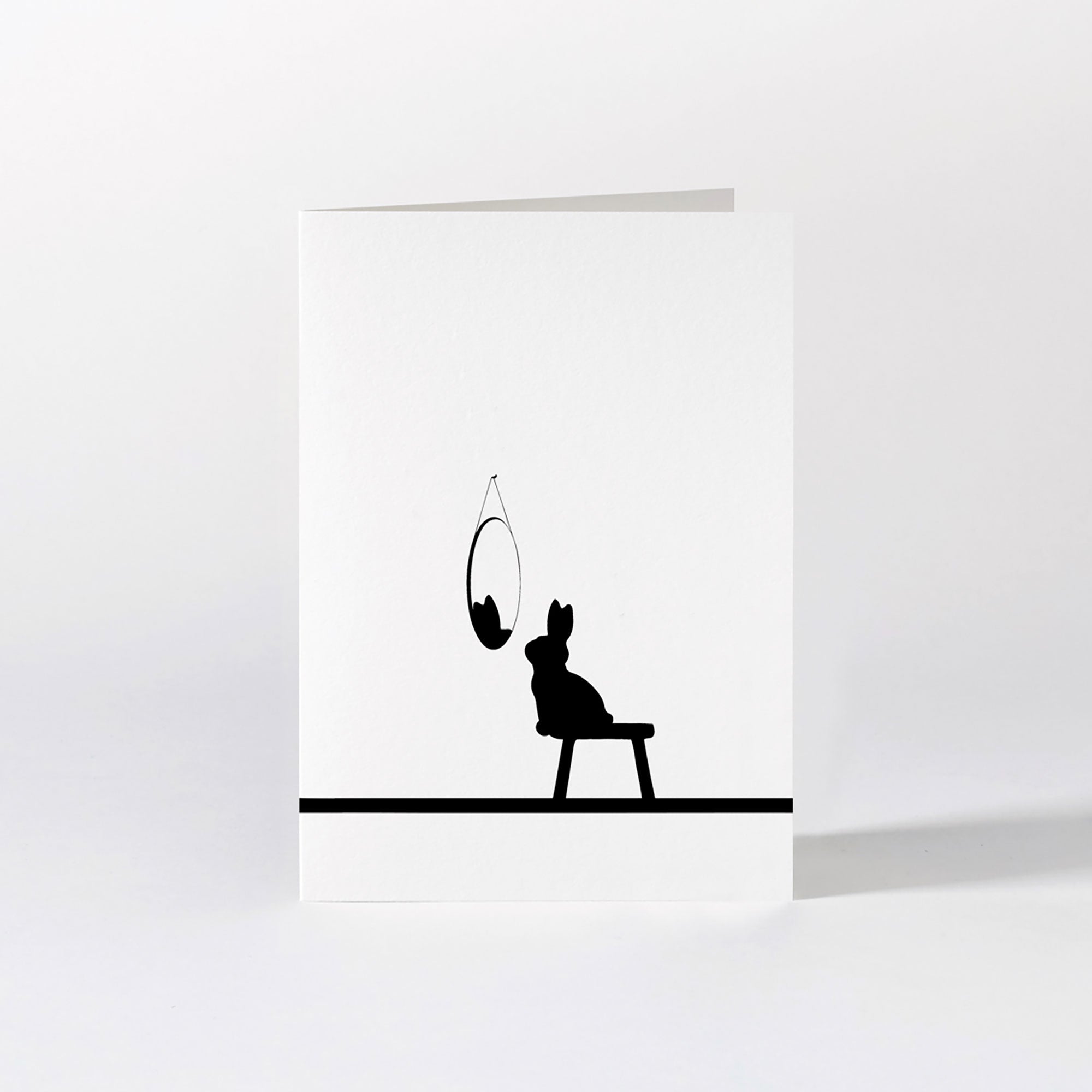 Reflective Rabbit Card