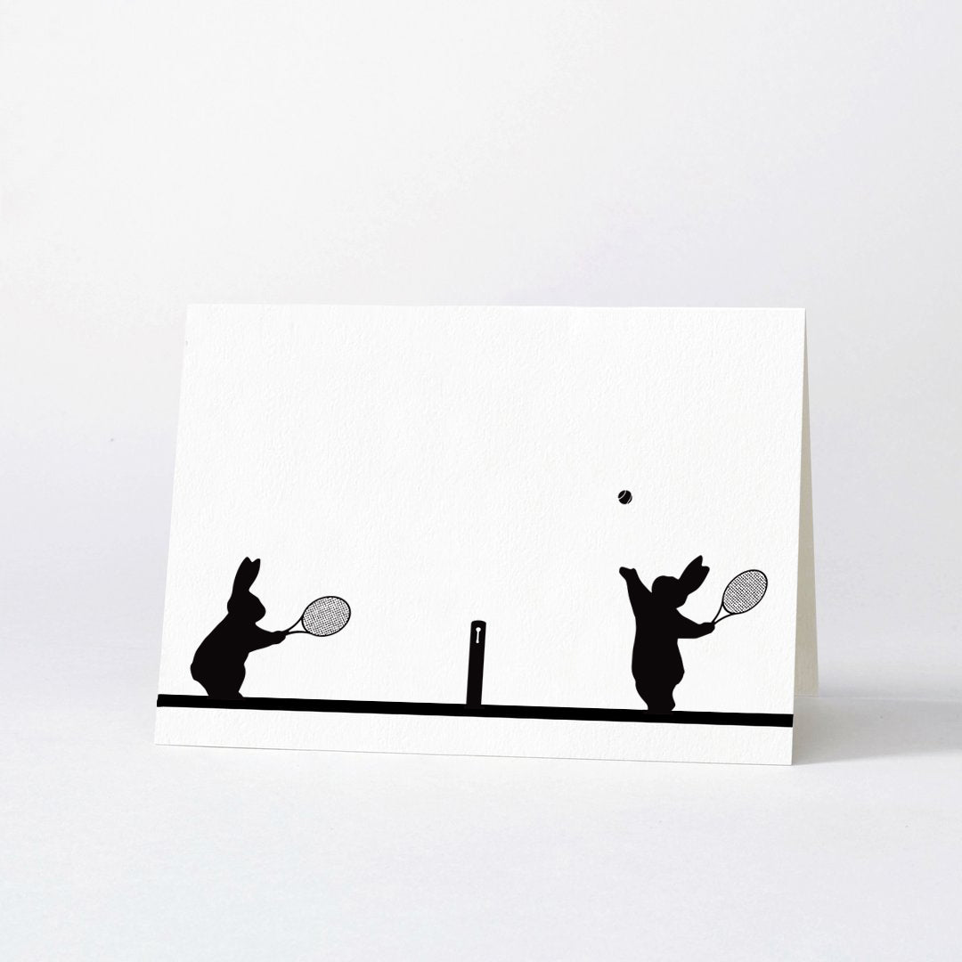 Tennis Rabbit Card