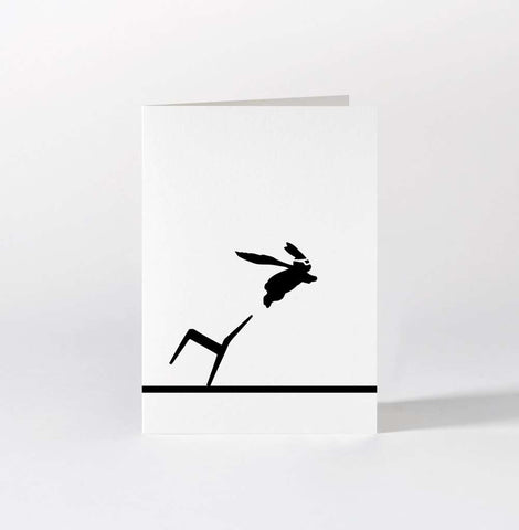 Superhero Rabbit Card