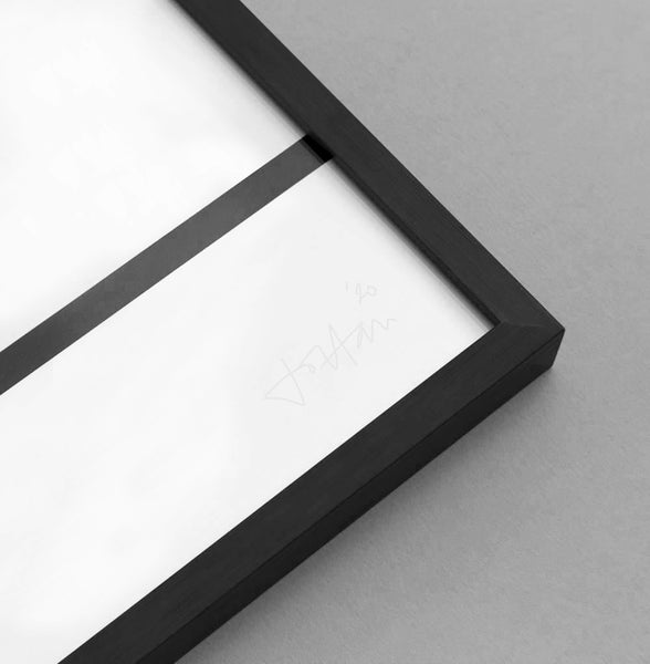 Simple aluminum picture frame 30x40cm black - Shop hola-testritegroup  Picture Frames - Pinkoi
